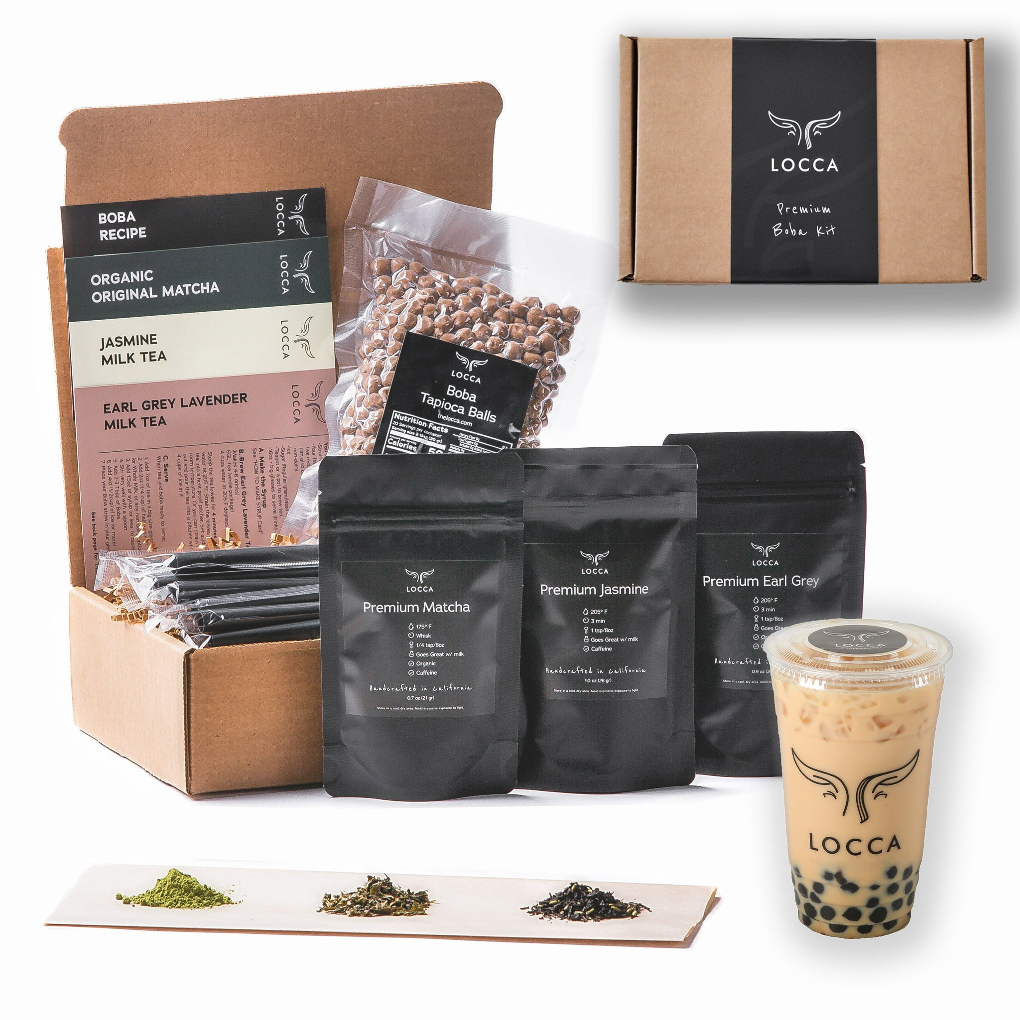 Locca Boba Tea Kit | Daily Joy | Premium Bubble Tea | Up To 24 Drinks