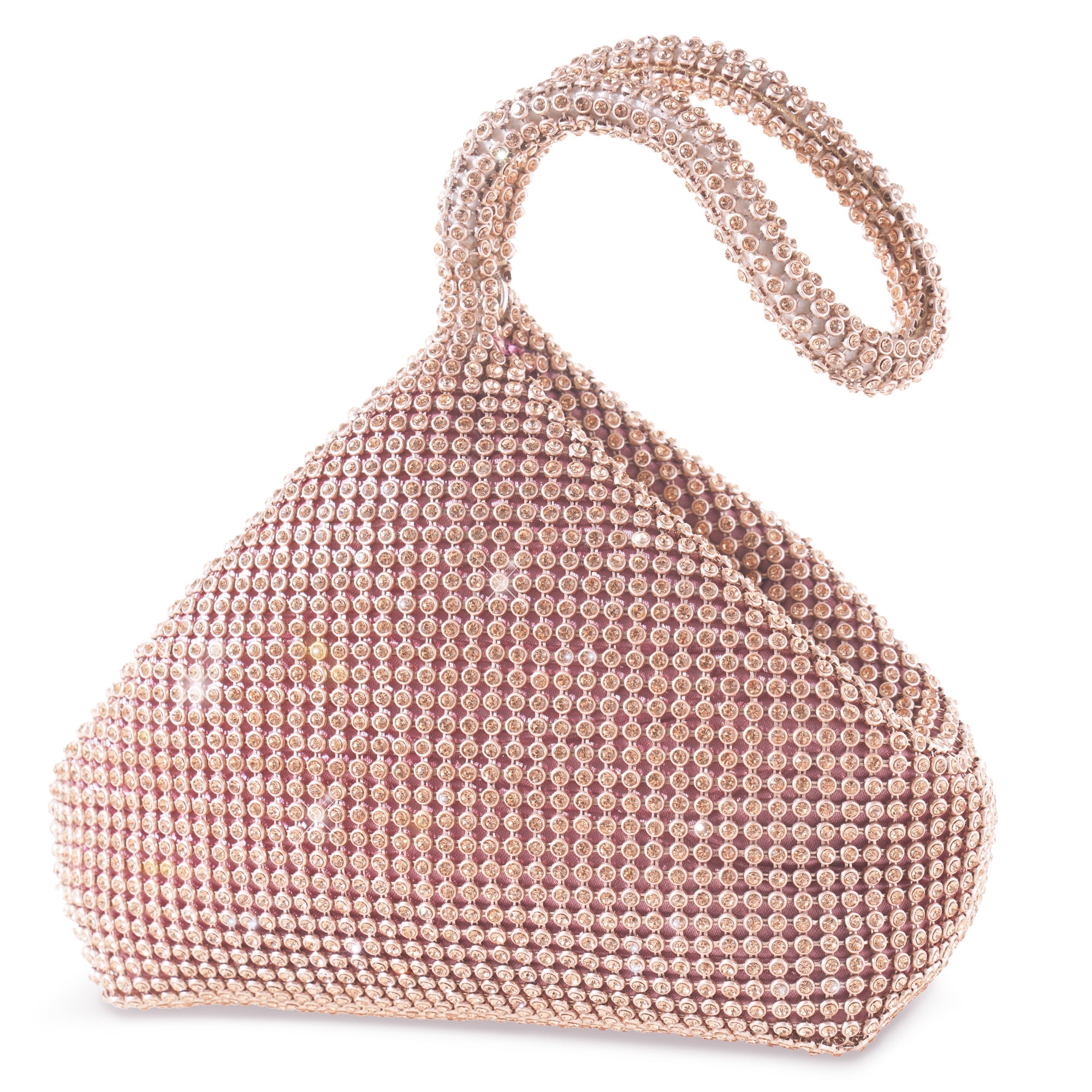 Evening Bag Rose Gold Bag For Wedding Loccbie Rose Gold Clutch