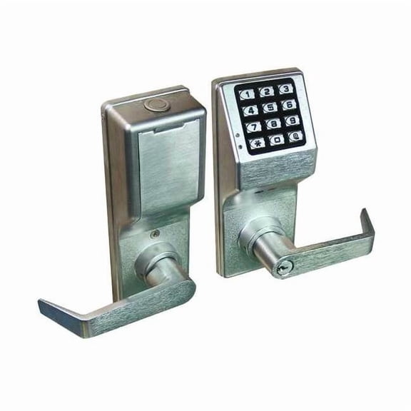Electronic Lock,Brushed Chrome,12 Button DL4100 US26D