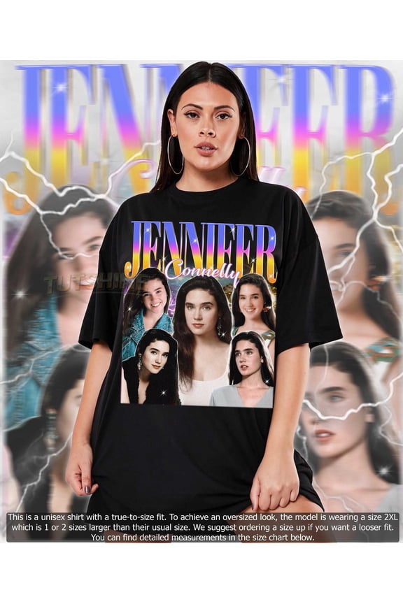 Locean Shirt Jennifer Connelly Shirt, Jennifer Connelly Vintage Shirt, Jennifer Connelly Retro 90S Tshirt, Jennifer Connelly Bootleg Tee