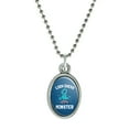 thumbnail image 1 of Loch Chess Monster Lochness Funny Humor Antiqued Oval Charm Pendant with Chain, 1 of 4