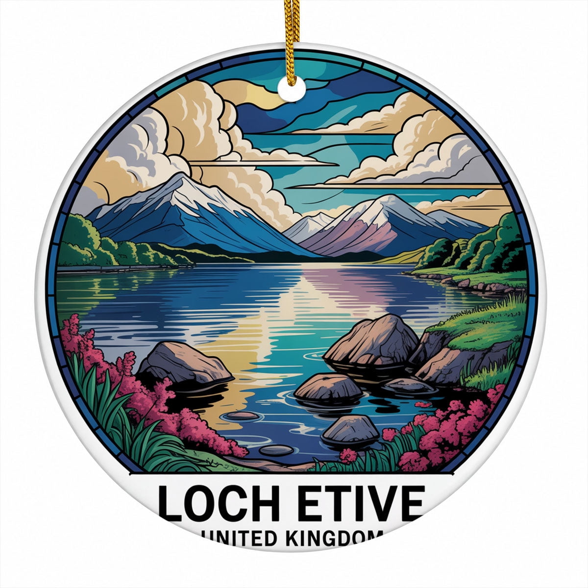 Loch Etive Travel Memory Ornament,