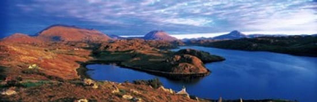 Loch Inchard Sutherland Scotland Canvas Art - Panoramic Images (18 x 6)