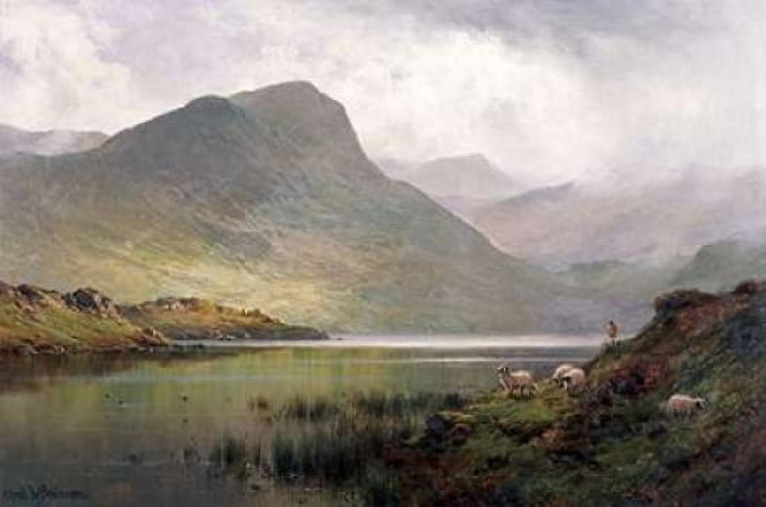 Loch Ness Canvas Art - Alfred De Breanski (24 x 36)
