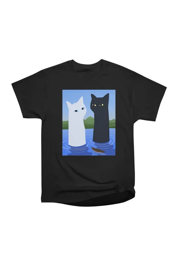 Loch Ness Kitties T-Shirt Tee Gift For Him Merch For Her Apparel For Friend