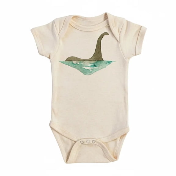 Loch Ness Monster Newborn Baby Bodysuit