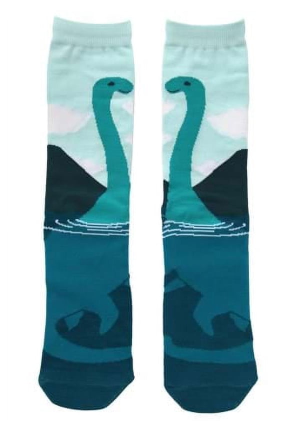 Loch Ness Monster Socks for Adults