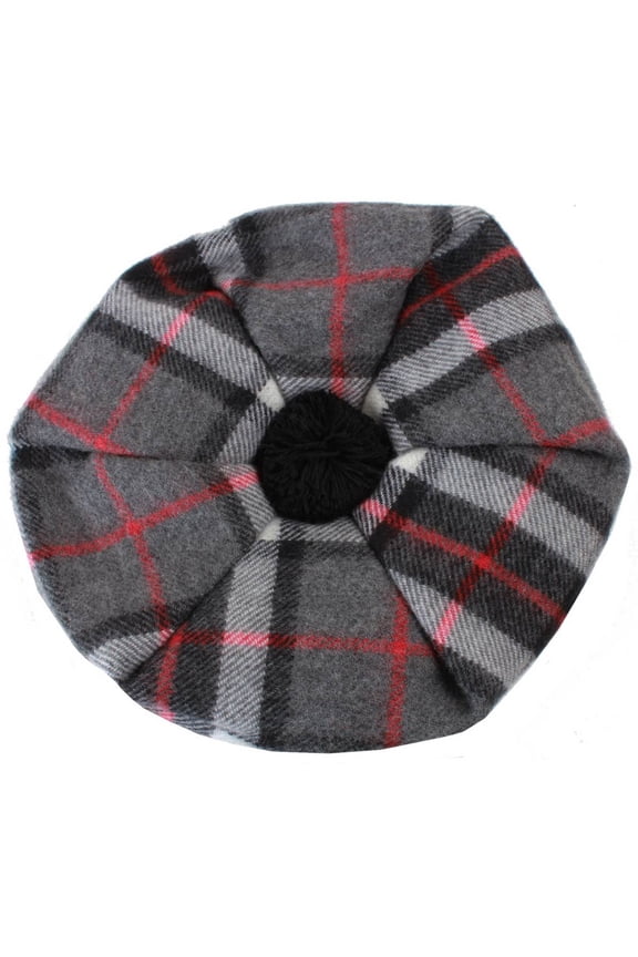 Thomson Tartan Brushed Wool Tam - Grey/Red/White