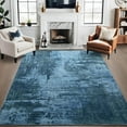 thumbnail image 1 of Lochas Fluffy Area Rug Modern Abstract Rugs Soft Carpet for Living Room Bedroom Home Decor,4'x6',Blue, 1 of 7