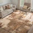 thumbnail image 1 of Lochas Modern Abstract Rugs for Bedroom Area Rug for Living Room Decor Soft Accent Carpet,8'x10',Brown, 1 of 6