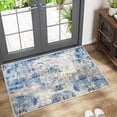 thumbnail image 1 of Lochas Modern Abstract Rugs for Bedroom Area Rug for Living Room Decor Soft Accent Carpet,2'x3',Blue, 1 of 7