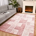 thumbnail image 1 of Lochas Soft Area Rug Fluffy Modern Flannel Rugs Floor Mat Carpet for Living Room Bedroom Home Decor,4'x6',Red, 1 of 7