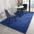 thumbnail image 1 of Lochas Soft Fluffy Rug Modern Shag Carpet Fuzzy Shaggy Rugs for Bedroom Indoor Modern Area Rugs,8'X10',Indigo, 1 of 7