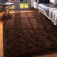 thumbnail image 1 of Lochas Soft Fluffy Rugs Shaggy Area Rug for Bedroom Indoor Modern Carpets,4'X6',Coffee, 1 of 6