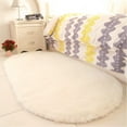 thumbnail image 1 of Lochas Soft Indoor Modern Area Rugs Fluffy Living Room Carpets for Children Bedroom Home Decor Nursery Rug, 2.6'x5.3',Cream White, 1 of 7
