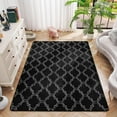 thumbnail image 1 of Lochas Soft Modern Area Rug Boho Geometric Rugs for Bedroom Living Room Nursery Modern Home Decor Carpet,4'x6',Black & White, 1 of 7