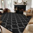 thumbnail image 1 of Lochas Soft Modern Area Rug Boho Geometric Rugs for Bedroom Living Room Nursery Modern Home Decor Carpet,5'x7',Balck & White, 1 of 7