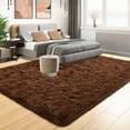 thumbnail image 1 of Lochas Soft Modern Area Rugs Fluffy Living Room Carpets for Children Bedroom Home Decor Nursery Rug,9'x12',Coffee, 1 of 6