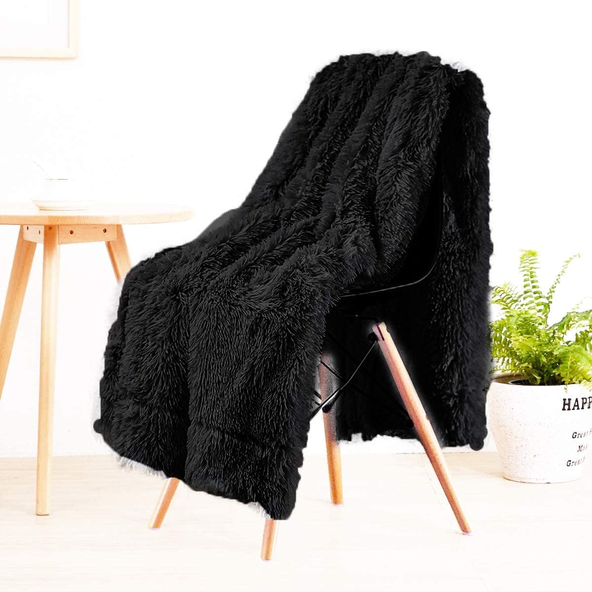 Superweiche Zotteldecke Aus Kunstfell – Flauschige Plüschdecke Für Couch, Bett & Deko
