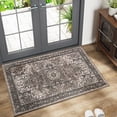 thumbnail image 1 of Lochas Vintage Accent Rugs Distressed Print Area Rug Low Pile Carpet for Living Room Bedroom Home Decor,Brick Red,2'x3', 1 of 6
