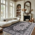 thumbnail image 1 of Lochas Vintage Accent Rugs Distressed Print Area Rug Low Pile Carpet for Living Room Bedroom Home Decor,Gray,5'x7', 1 of 6