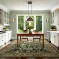 thumbnail image 1 of Lochas Vintage Floral Rugs Soft Accent Area Rug Fluffy Carpet for Bedroom Living Room Home Decor,4'x6',Brown, 1 of 6