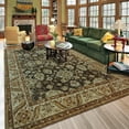 thumbnail image 1 of Lochas Vintage Floral Rugs Soft Accent Area Rug Fluffy Carpet for Bedroom Living Room Home Decor,5'x7',Brown, 1 of 6