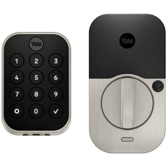 Lock 2, Key-Free Pushbutton Lock with Bluetooth - Satin Nickel