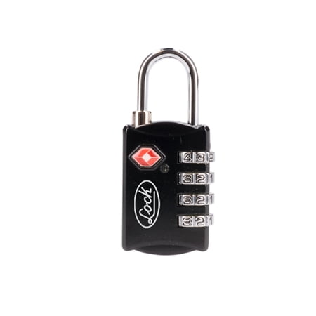 Lock Black Tsa for Luggage .