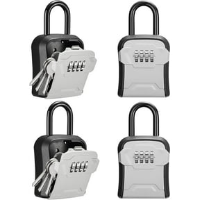WeHere 16 Key Lock Box, Smart Wall Mount Key Cabinet for House, Hotel ...