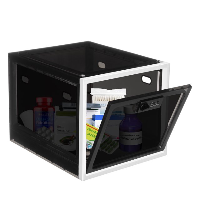 Lock Box for Medicine Safe, Medication Lock Box,Lockable Storage Box