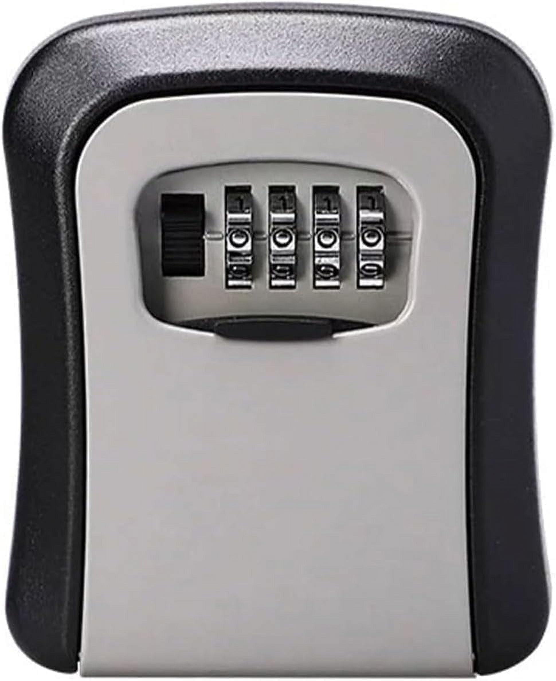 Lock Boxes, Weatherproof Key Storage Lock Box, Key Box Wall Mounted 4 ...