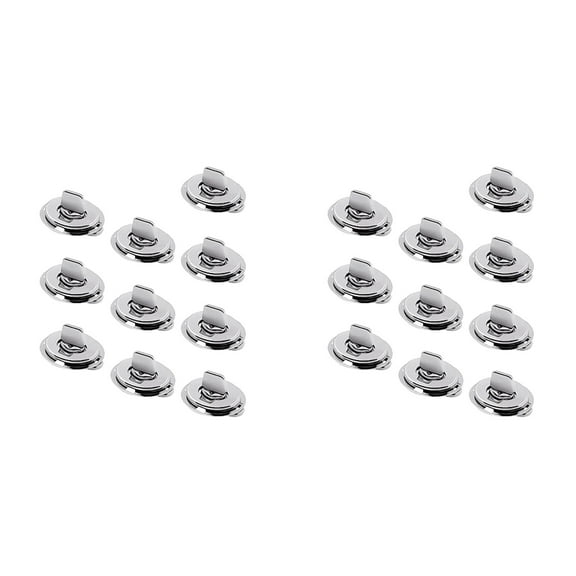 Twist Lock Common Sense Fastener, Metal Turn Buttons for Boats, Sailboats, RVs, Dinghies and Caravans (20PC)