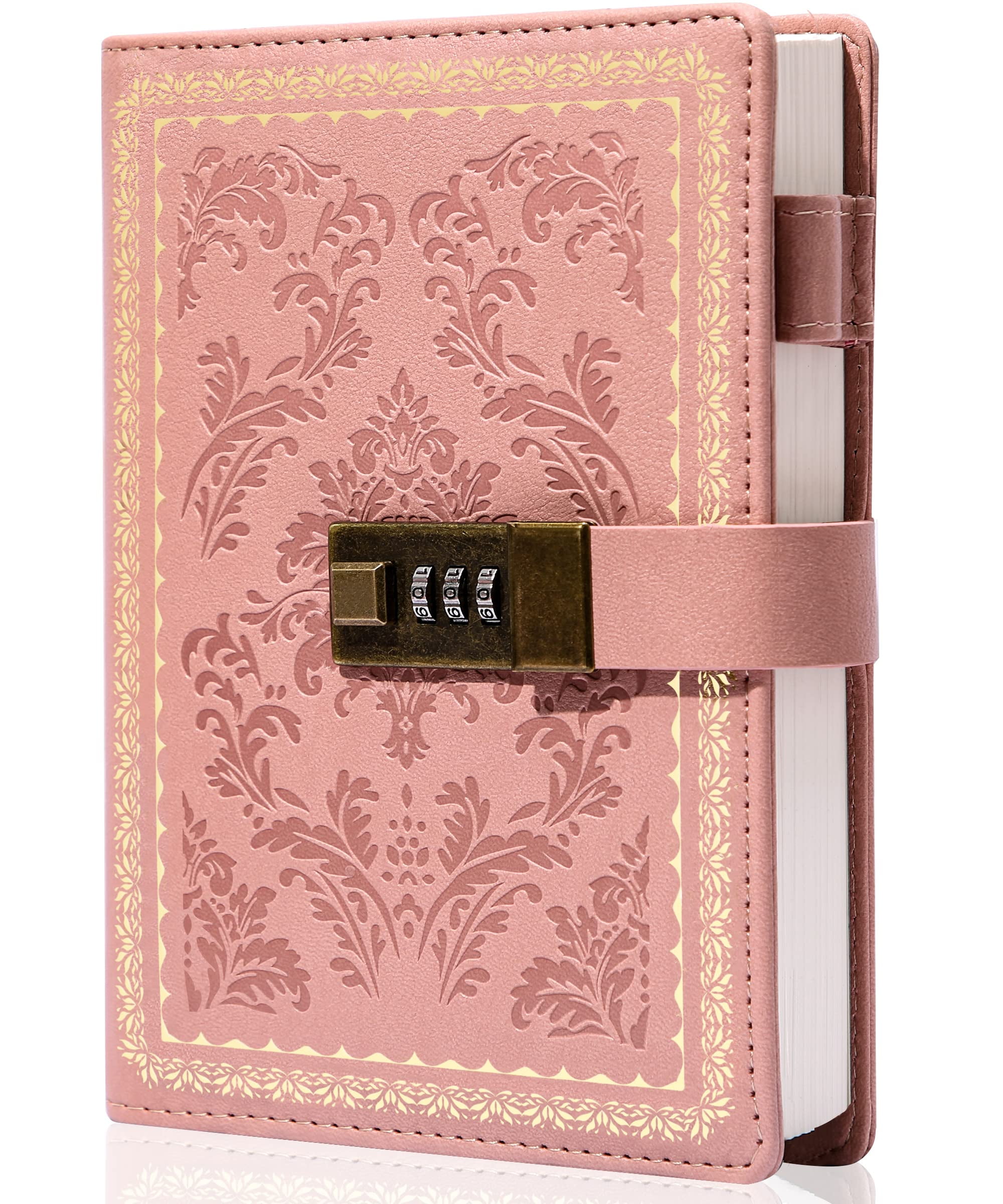 Lock Diary Vintage Journal with Lock for Women Leather Diary with Lock