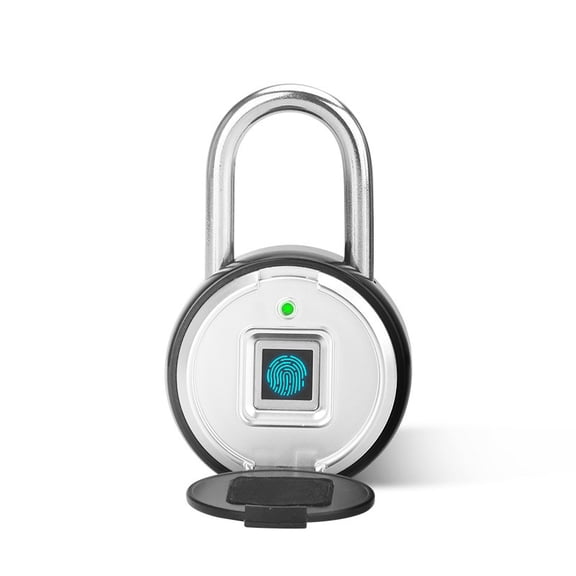Lock Fingerprint Padlock Smart Password Fingerprint Lock Cabinet Lock Electronic Bluetooth Fingerprint Padlock Lock Home Security Protection for Door Locker
