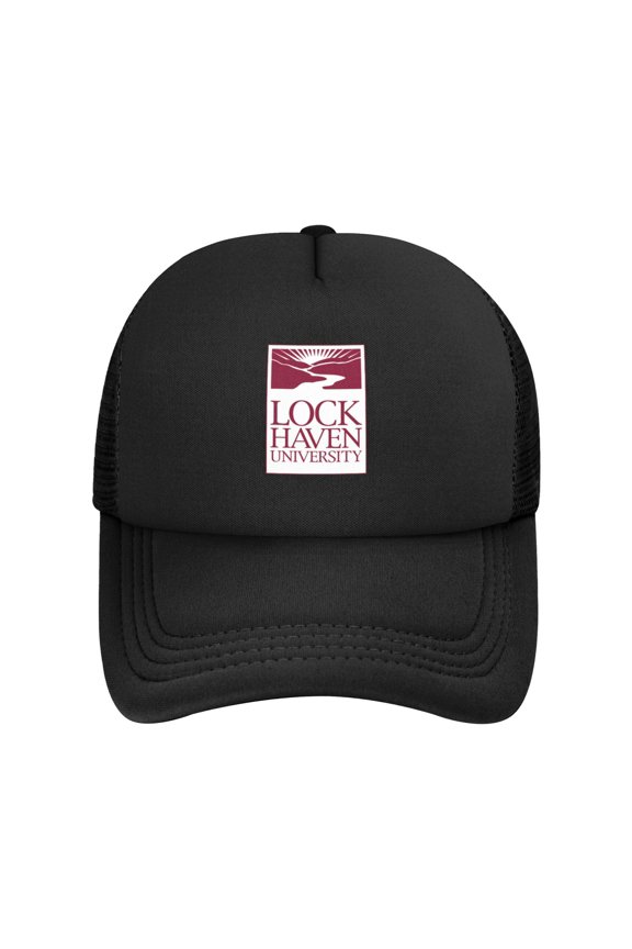 Lock Haven A University Solid Color Lightweight Adult Mesh Baseball Cap