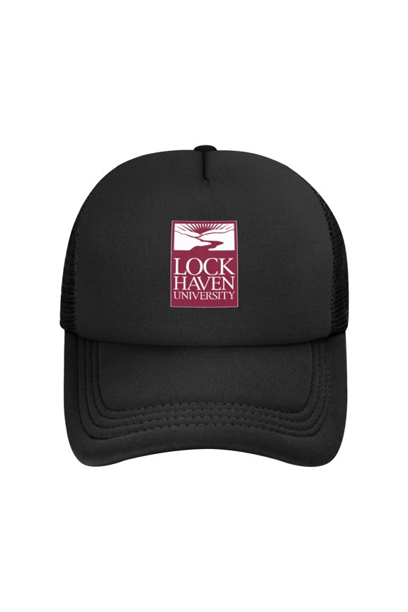 Lock Haven A University Solid Color Lightweight Adult Mesh Baseball Cap