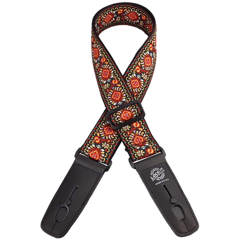 Lock-It Guitar Strap - Classic Woven, Persian