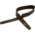 thumbnail image 1 of Lock-It Straps Garment Leather 2.5" Locking Guitar Strap Brown, 1 of 2