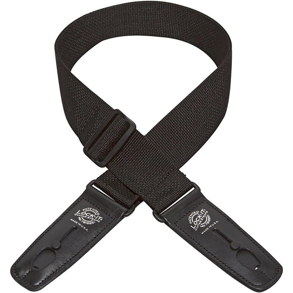Lock-It Straps Professional 2-Inch Polypro Strap w/ Locking Ends - Black