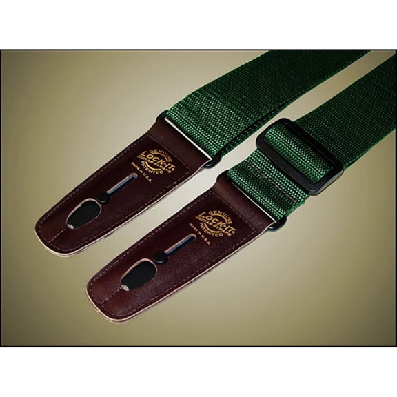 Lock-It Straps Professional 2-Inch Polypro Strap w/ Locking Ends - Green