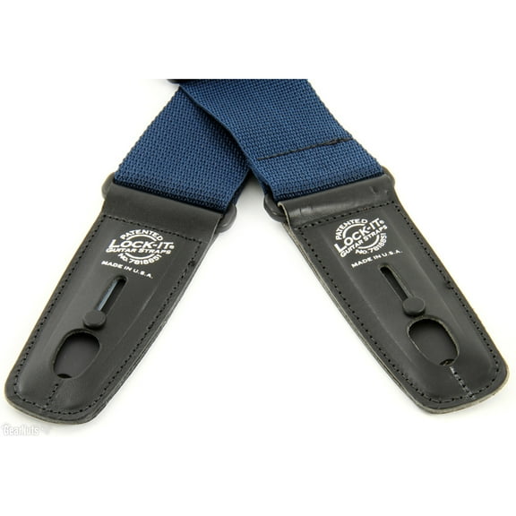 Lock-It Straps Professional 2-Inch Polypro Strap w/ Locking Ends - Navy Blue