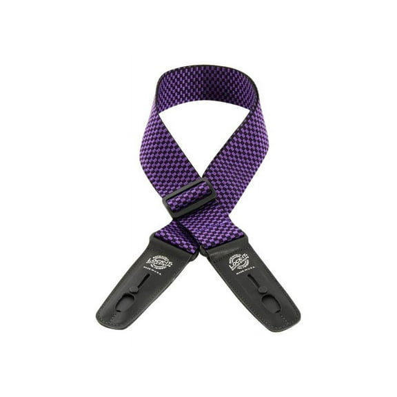 Lock-It Straps Professional 2-Inch Purple Checker Polypro Strap w/ Locking Ends