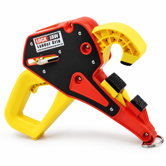 Lock Jaw Roof Ladder Stabilizer Hook, Aluminum Gutter Standoff for Extension Ladders