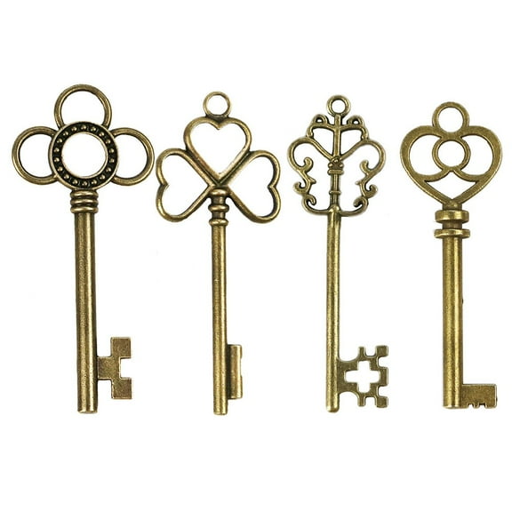 Lock Keys Vintage Antique Antique Bronze DIY for Bracelet for Necklace Metal Alloy High Quality Practical Affordable