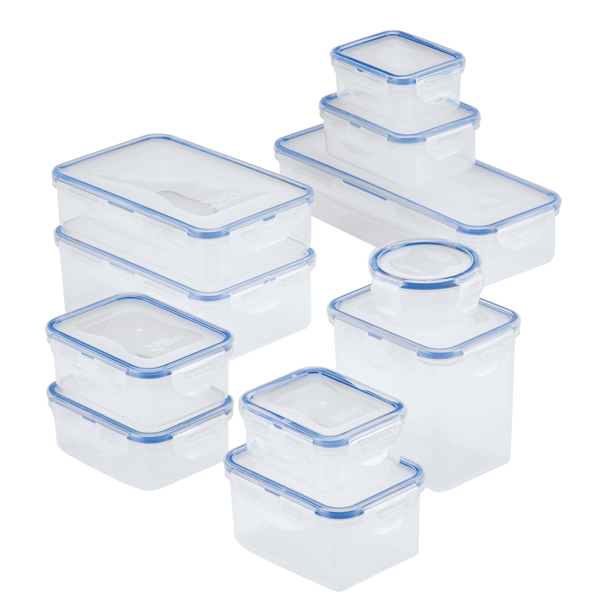 Lock & Lock 22-Piece Variety Easy Essentials Food Storage Container Set, Leak-Proof - image 1 of 8