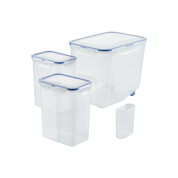 LocknLock Pantry Container Set, 7-Piece, Clear