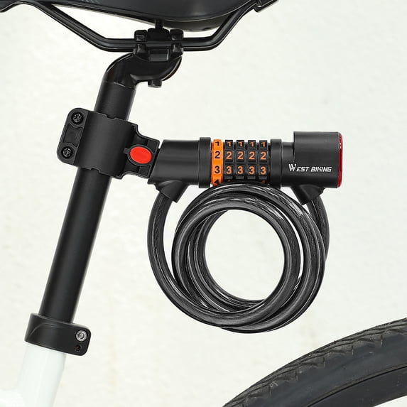 Lock,Lock Bike Safety Antitheft Locks Bike Antitheft Locks 5 Road Bike Cable Lock Portable Lock Combination Road 5 Combination Steel Cable With Bike Steel