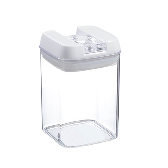 Lock and Lock Food Storage Containers with Easy Lock System, Transparent Airtight Jars for Kitchen, 1900Ml/1200Ml/800Ml/500Ml Airtight Food Storage Containers