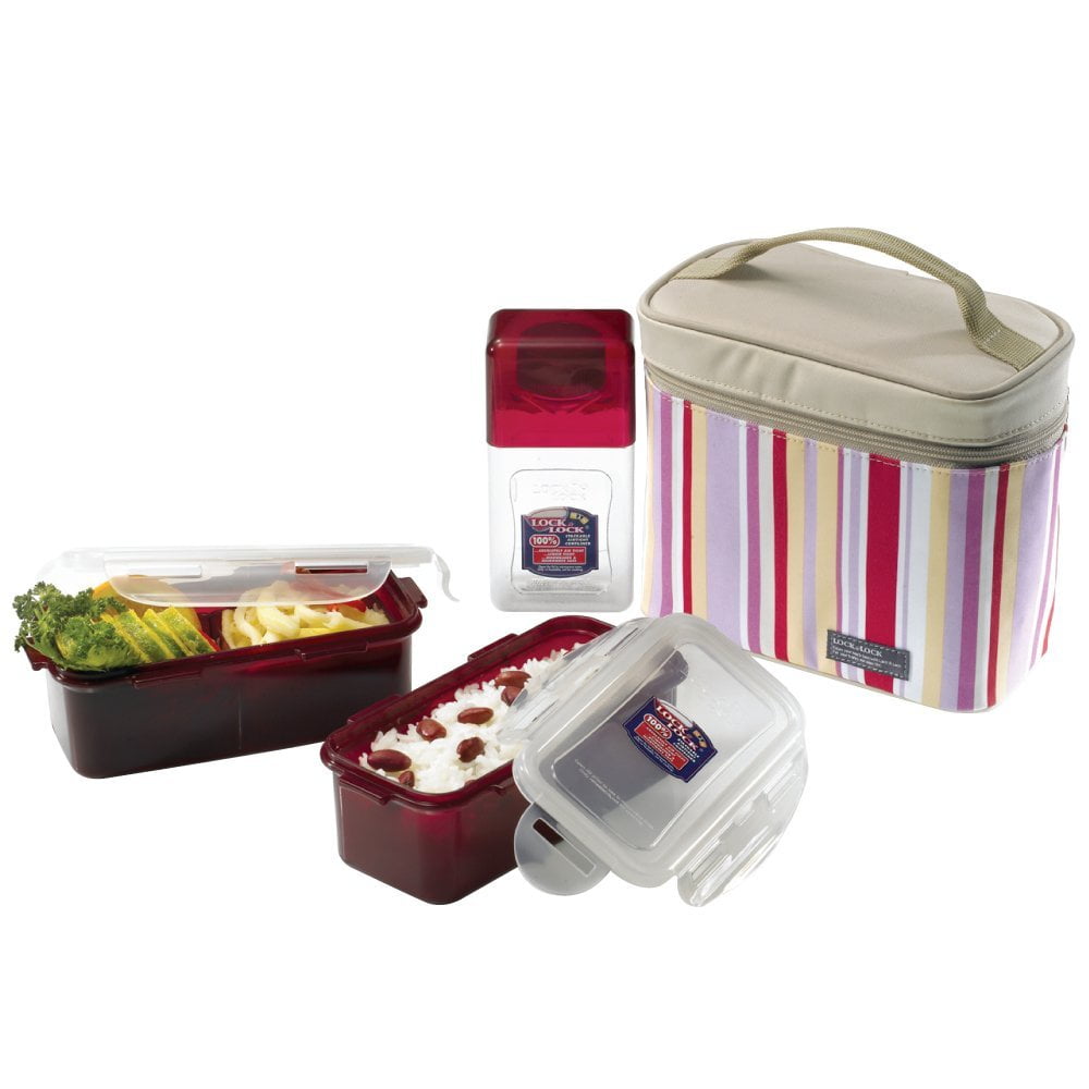 Lock & Lock Mini Lunch Box with EcoBag and Free Containers w/ Leak Proof  Lids